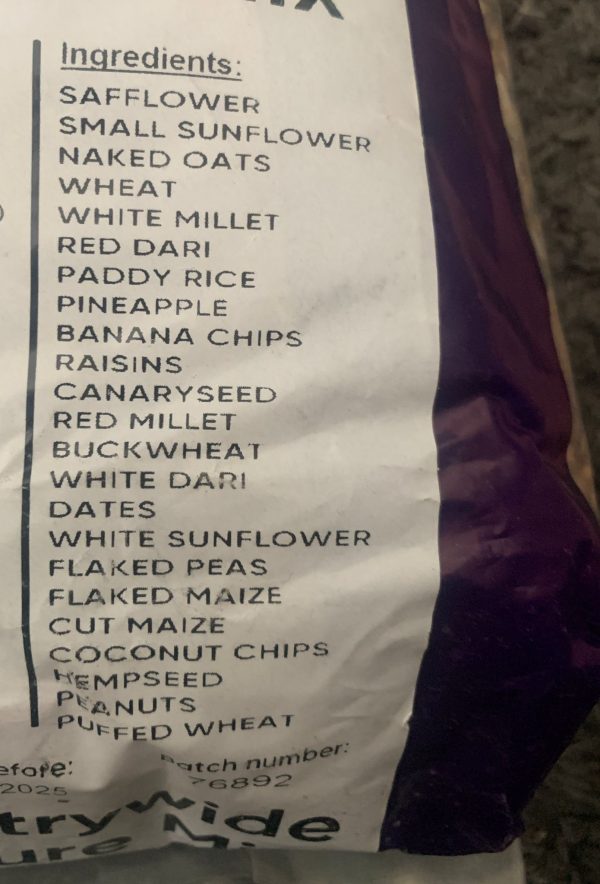 Conure & parrot seed 2kg - Image 3
