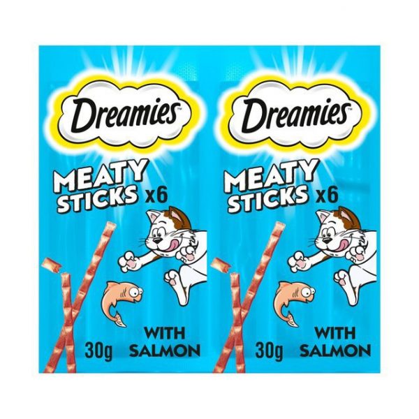 Dreamies salmon meaty sticks(6 pack)