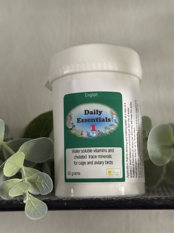 Daily essential 1 soluble multi-vitamin  for birds 50 grams - Image 2