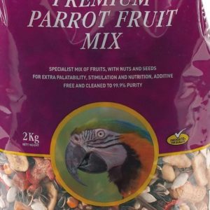 J&J premium parrot fruit mix 2kg