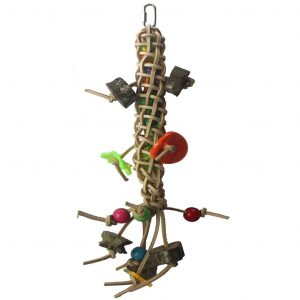 Leather stick toy