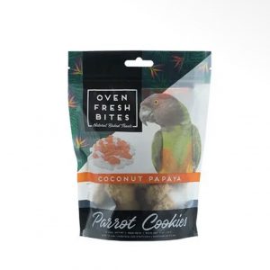 Oven fresh coconut and papaya cookies