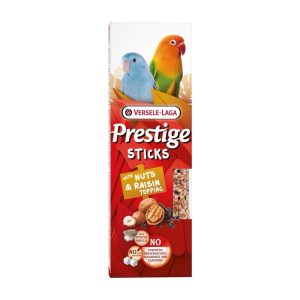 Versele-laga double sticks nuts & raisin treat sticks 60g